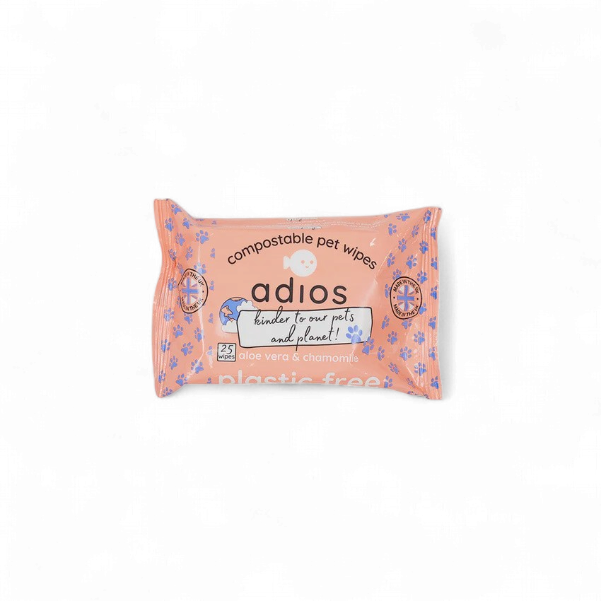 Adios Compostable Pet Wipes