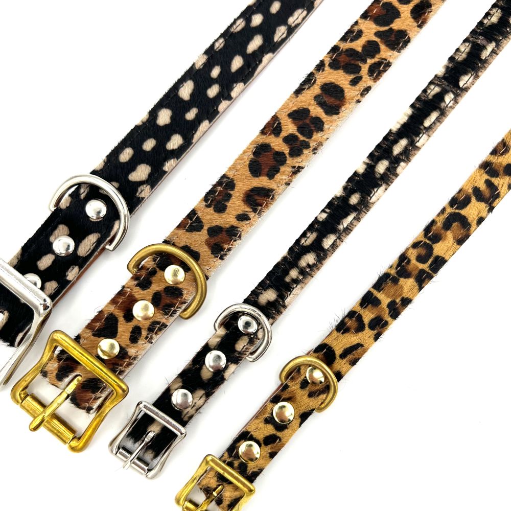 The Stylish Hound Leather/Print Collar